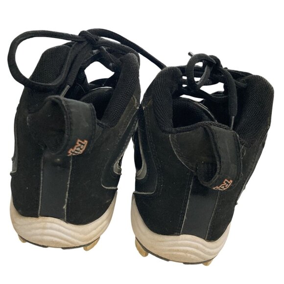 Nike 311795-012 T90 Laser IV FG Youth Size 6Y Black White Soccer Cleats shoes - Picture 5 of 7